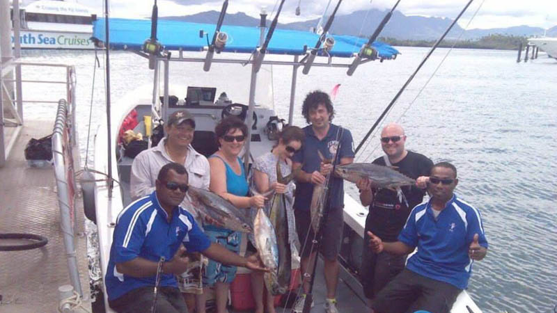 Join the friendly team at PJ’s sailing for an unforgettable half day Fiji fishing tour!